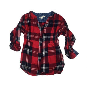 WS281 Women’s Miami Plaid Flannel Lumberjack Button Down Shirt S